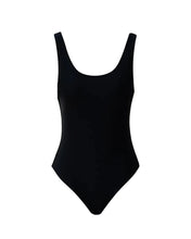 Load image into Gallery viewer, Round Neck Swimsuit - Black