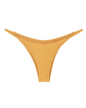 Load image into Gallery viewer, Triangle With Fixed Strap Bikini Bottom - Canary Yellow Crepe
