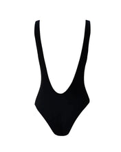 Load image into Gallery viewer, Round Neck Swimsuit - Black
