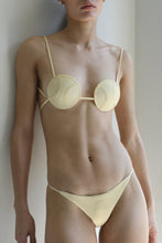 Load image into Gallery viewer, Ball Bikini Top - Yellow Straps