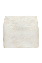 Load image into Gallery viewer, Embroidered Mini Skirt Bottom - Off Embroidery