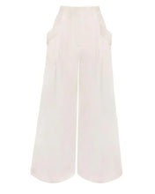 Load image into Gallery viewer, Pocket Pantaloon Bottom - Off-White Linen