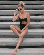 Load image into Gallery viewer, Band Bikini Top - Black