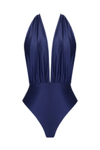 Load image into Gallery viewer, One-front Swimsuit - Navy Blue