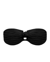 Load image into Gallery viewer, TQC Square Bikini Top - Ribbed Black