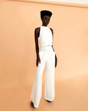 Load image into Gallery viewer, Pocket Pantaloon Bottom - Off-White Linen