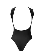 Load image into Gallery viewer, Inverted Neckline Swimsuit - Black