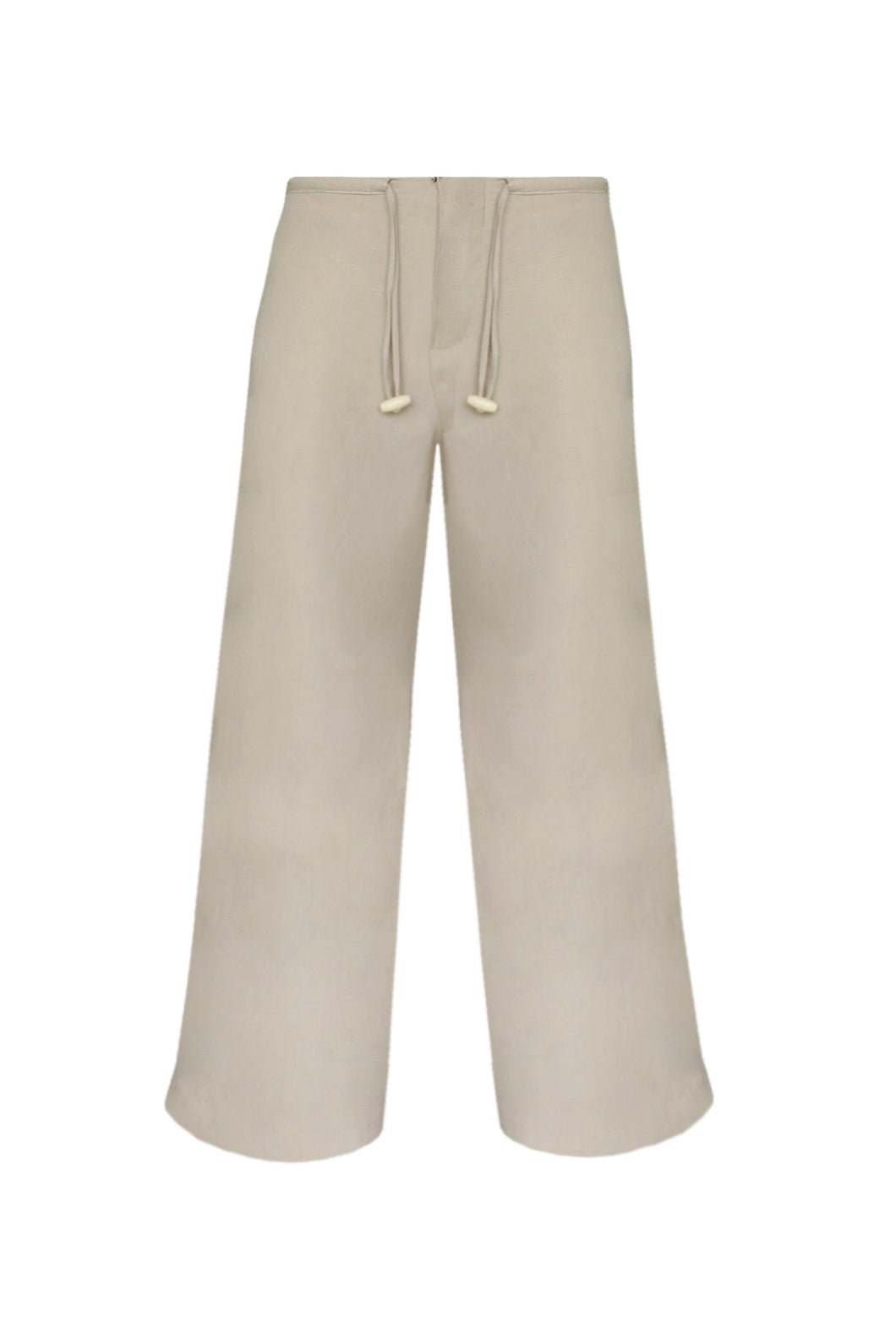 Detail Bias Pantaloon Bottom- Natural