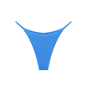 Triangle With Fixed Strap Bikini Bottom - Celest Blue