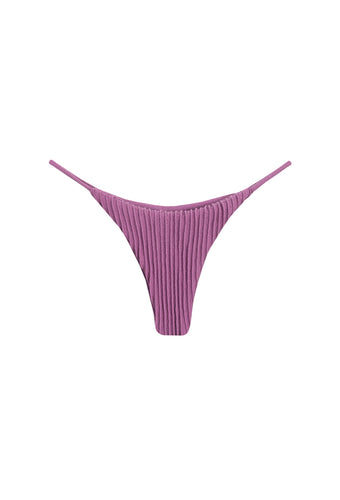 Thong - Fixed strap Triangle Nervura - Purple