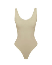 Load image into Gallery viewer, Round Neck Swimsuit - Natural