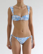 Load image into Gallery viewer, Triangle Bikini Bottom - Blue Floral