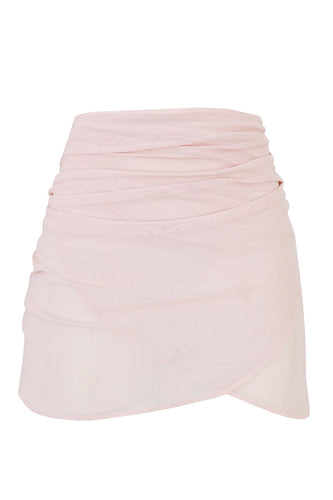 Short Sarong Bottom - Pink Tulle