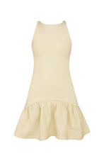 Load image into Gallery viewer, Ruched Mini Dress - Creamy