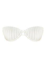 Load image into Gallery viewer, Nervura Half Cup Bikini Top - Off-White