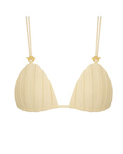 Load image into Gallery viewer, Pleated Bikini Top - Pear