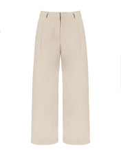 Load image into Gallery viewer, Pleated Pocket Pants Bottom  - Natural Denim