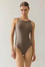 Load image into Gallery viewer, Neckline Bodysuit Cava - Chestnut