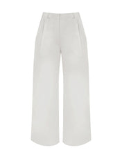 Load image into Gallery viewer, Pleated Pocket Pants Bottom - Off-White Denim