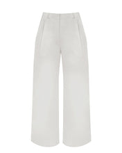 Load image into Gallery viewer, Pleated Pocket Pants Bottom - Off-White Denim
