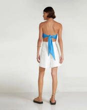 Load image into Gallery viewer, Waistband Detail  Bermuda Shorts Bottom - Off-White Linen