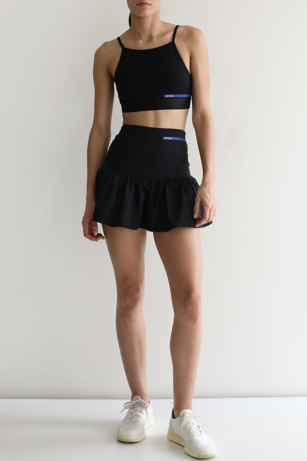 Elastic Strap Top - Black