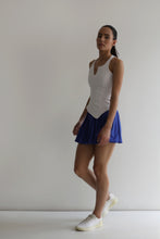 Load image into Gallery viewer, Pleated Skirt with Fixed Shorts Bottom - Blue