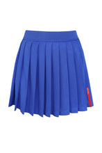 Load image into Gallery viewer, Pleated Skirt with Fixed Shorts Bottom - Blue