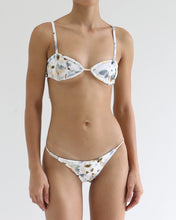Load image into Gallery viewer, Diamond Strap Bikini Top - White Floral Crepe