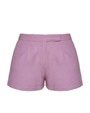Load image into Gallery viewer, Straight Mini Shorts Bottom - Textured Dusty Rose
