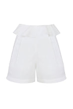Load image into Gallery viewer, Short Frill Tailoring - Off-White Linen