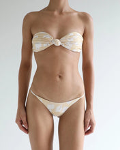 Load image into Gallery viewer, Front Knot Bandeau Bikini Top - Anthurium