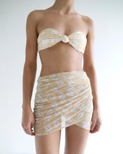 Load image into Gallery viewer, Front Knot Bandeau Bikini Top - Anthurium
