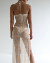 Load image into Gallery viewer, Halter Cover Up - Anthurium Tulle