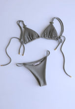 Load image into Gallery viewer, Nervura Triangle Bikini Top - Khaki Green