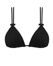 Load image into Gallery viewer, Nervura Triangle Bikini Top - Black