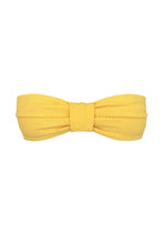 Load image into Gallery viewer, Pleated Straight  Bikini Top - Yellow