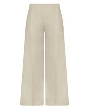 Load image into Gallery viewer, Pleated Pants Bottom - Natural Linen