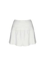 Load image into Gallery viewer, Tailored Short Bottom Pleated Skirt - Off-White