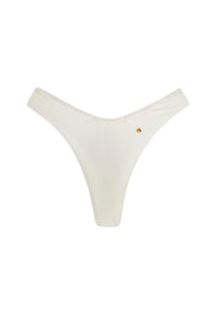 Hang Glider Bikini Bottom - Off-White Piquet