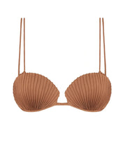 Load image into Gallery viewer, Shell Bikini Top - Almond