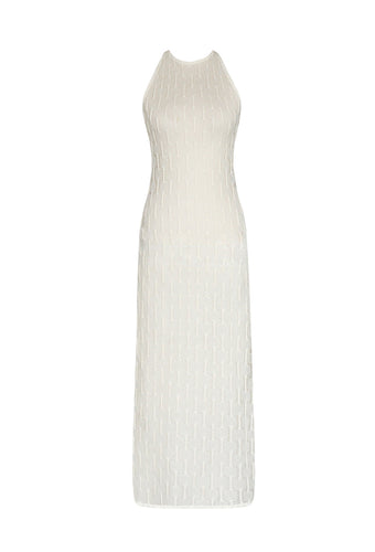 Top Straight Crochet Cutouts - Off-White