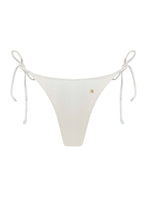 Load image into Gallery viewer, Triangle Bikini Bottom - Off-White Piquet