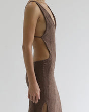 Load image into Gallery viewer, Cut-Out Cover Up - Brown Lace