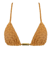 Load image into Gallery viewer, Triangle Bikini Top - Pumpkin
