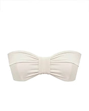 Load image into Gallery viewer, Loop Flap Straight Bikini Top - Off-White