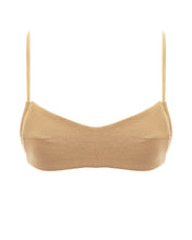 Load image into Gallery viewer, Halter Bikini Top - Walnut Crepe