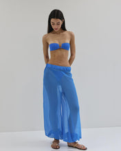 Load image into Gallery viewer, TQC with Pleated Detail Bikini Top - Klein Blue