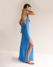 Load image into Gallery viewer, V-Neck Cover Dress - Klein Blue