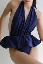 Load image into Gallery viewer, One-front Swimsuit - Navy Blue